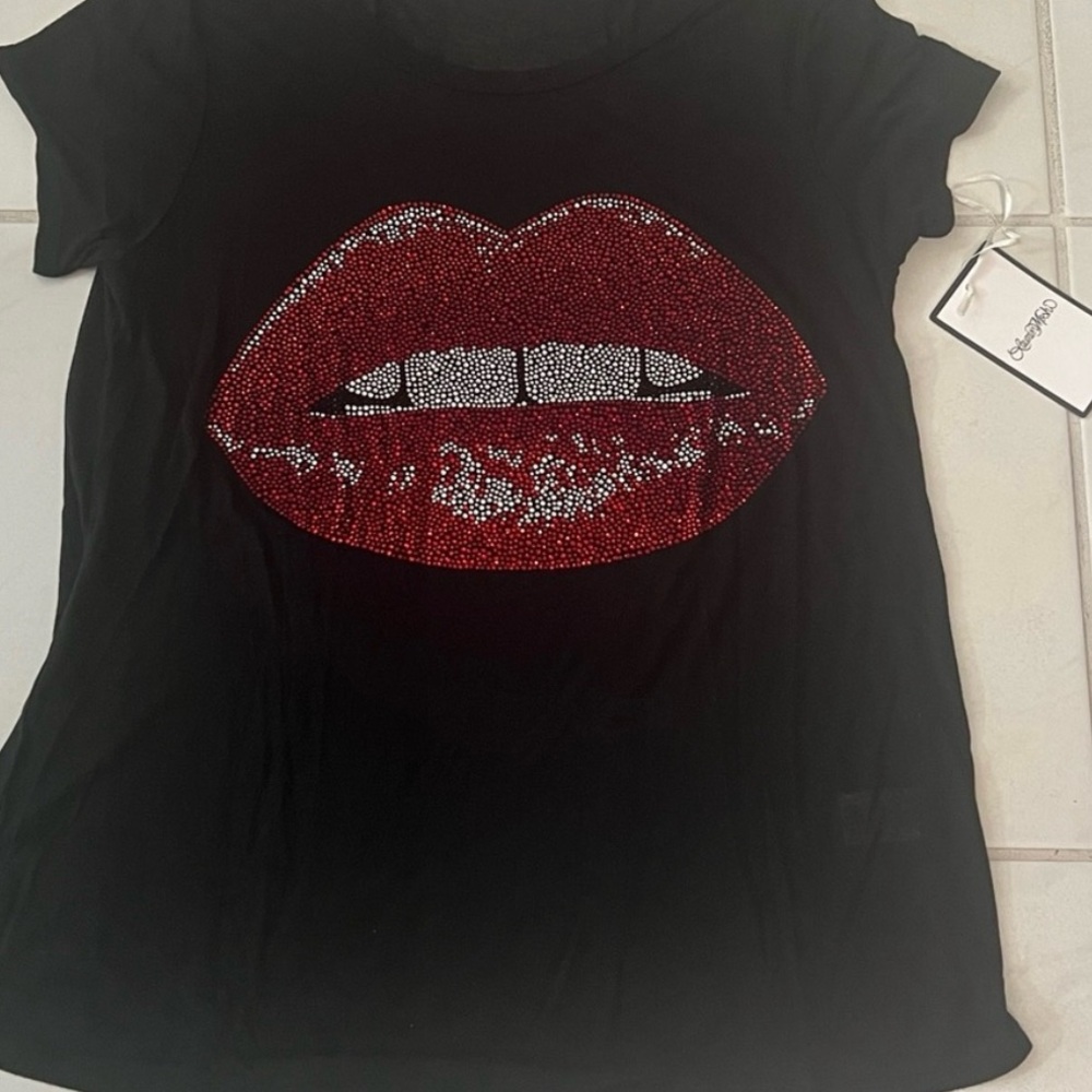NEW Lauren Moshi Lips Stoned Top (Firm Price)
